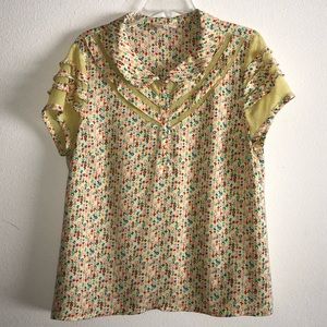 SALE ModCloth primary colors blouse